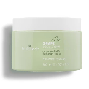Face and body cream with Grape Seed Oil and natural Rose Oil 300ml